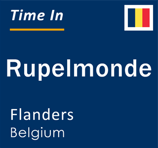 Current local time in Rupelmonde, Flanders, Belgium