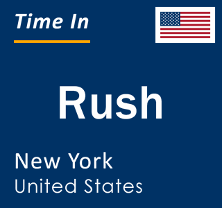 Current local time in Rush, New York, United States