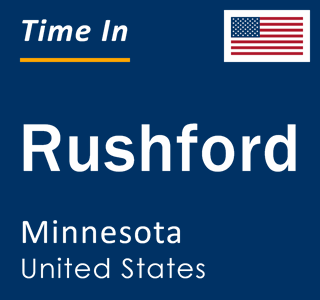 Current local time in Rushford, Minnesota, United States