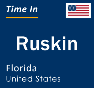 Current local time in Ruskin, Florida, United States