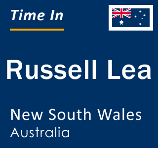 Current local time in Russell Lea, New South Wales, Australia