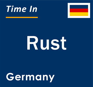 Current local time in Rust, Germany