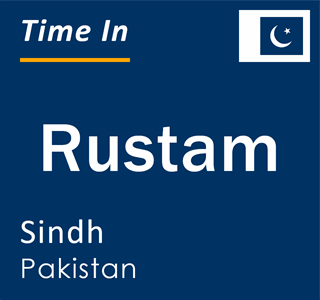 Current local time in Rustam, Sindh, Pakistan