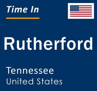 Current local time in Rutherford, Tennessee, United States