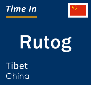 Current local time in Rutog, Tibet, China