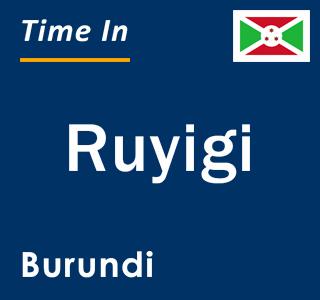 Current time in Ruyigi, Burundi