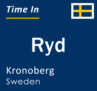 Current time in Ryd, Kronoberg, Sweden
