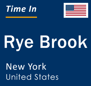 Current local time in Rye Brook, New York, United States