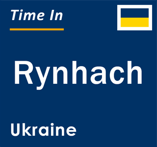 Current local time in Rynhach, Ukraine