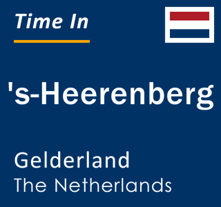 Current local time in 's-Heerenberg, Gelderland, The Netherlands