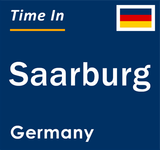 Current local time in Saarburg, Germany