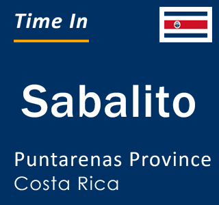 Current local time in Sabalito, Puntarenas Province, Costa Rica
