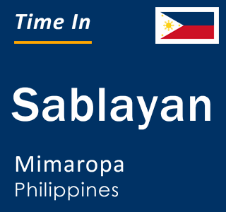 Current local time in Sablayan, Mimaropa, Philippines