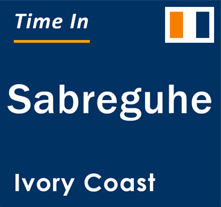 Current local time in Sabreguhe, Ivory Coast