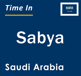 Current local time in Sabya, Saudi Arabia