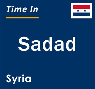 Current local time in Sadad, Syria