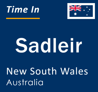 Current local time in Sadleir, New South Wales, Australia