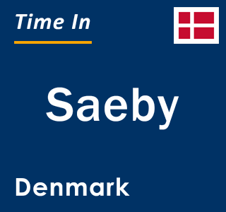 Current local time in Saeby, Denmark