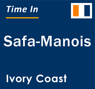 Current local time in Safa-Manois, Ivory Coast