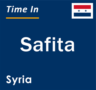 Current local time in Safita, Syria