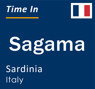 Current local time in Sagama, Sardinia, Italy