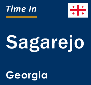 Current local time in Sagarejo, Georgia