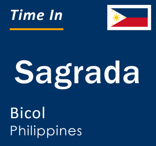 Current local time in Sagrada, Bicol, Philippines