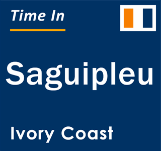 Current local time in Saguipleu, Ivory Coast