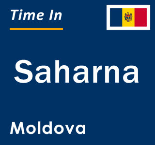 Current local time in Saharna, Moldova