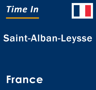 Current local time in Saint-Alban-Leysse, France