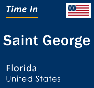 Current local time in Saint George, Florida, United States