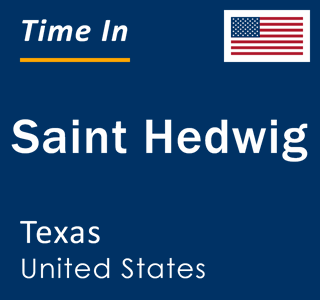 Current local time in Saint Hedwig, Texas, United States