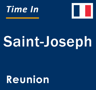 Current local time in Saint-Joseph, Reunion