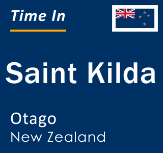 Current local time in Saint Kilda, Otago, New Zealand