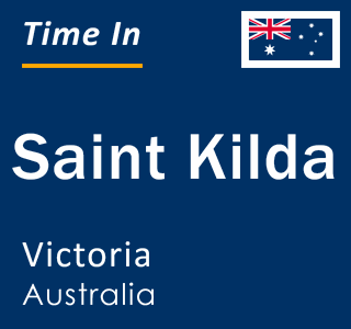 Current local time in Saint Kilda, Victoria, Australia