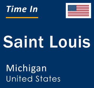 Current local time in Saint Louis, Michigan, United States