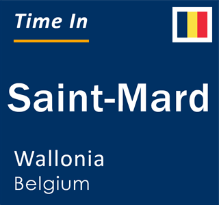 Current local time in Saint-Mard, Wallonia, Belgium