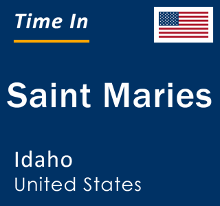 Current local time in Saint Maries, Idaho, United States
