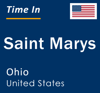 Current local time in Saint Marys, Ohio, United States