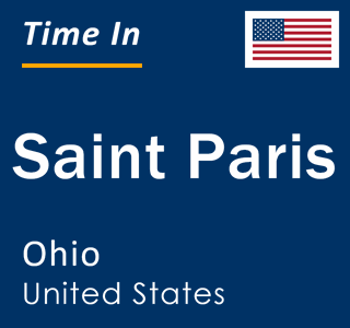 Current local time in Saint Paris, Ohio, United States