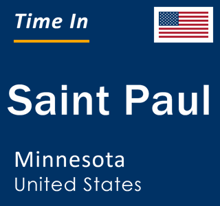 Current local time in Saint Paul, Minnesota, United States