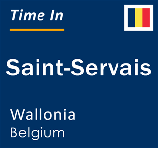 Current local time in Saint-Servais, Wallonia, Belgium
