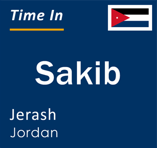 Current local time in Sakib, Jerash, Jordan