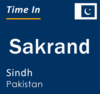 Current local time in Sakrand, Sindh, Pakistan