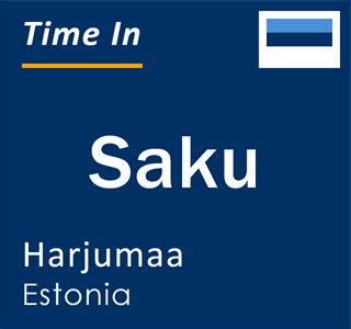 Current local time in Saku, Harjumaa, Estonia