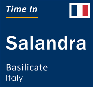 Current local time in Salandra, Basilicate, Italy