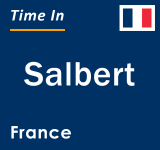 Current local time in Salbert, France