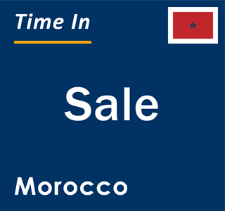 Current time in Sale, Morocco