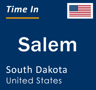 Current local time in Salem, South Dakota, United States