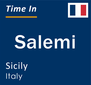 Current local time in Salemi, Sicily, Italy